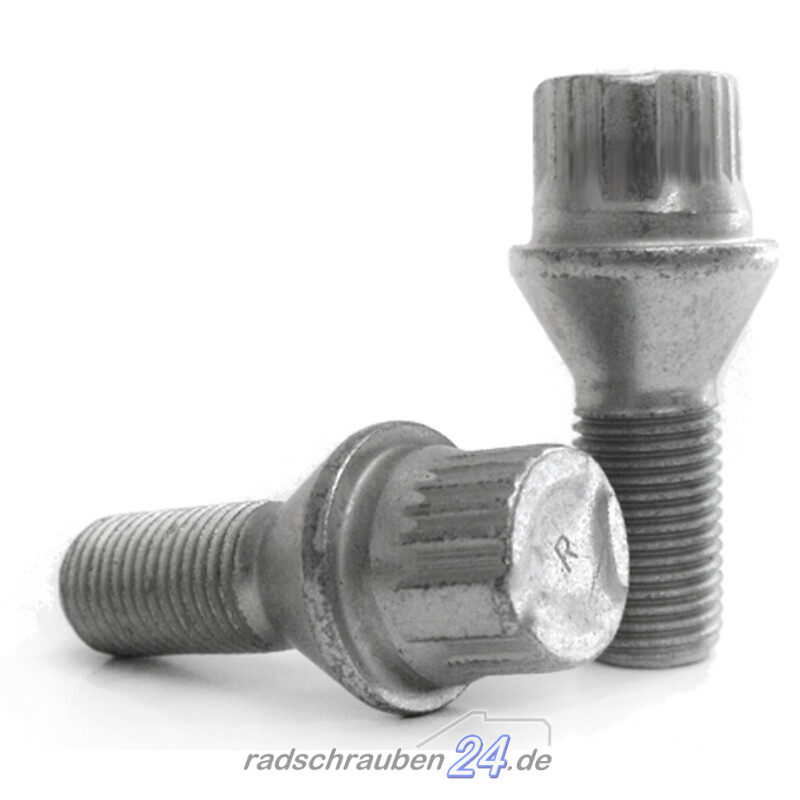Original APT Felgenschlösser M12x1,5x25mm Kegelbund 60° Für Renault