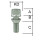 Radschraube zweiteilig M12 x 1,25 Kegelbund 60° SW17 verzinkt Typ V7W 26 mm
