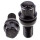 Felgenschloss 2-teilig M14 x 1,5 x 38mm Kugelbund R14 D=28 SW17 schwarz