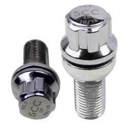 Felgenschloss 2-teilig M14 x 1,5 x 30mm Kugelbund R13 D=26 SW17