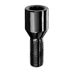 Sternschraube M12 x1,5 x 28mm Kegelbund 60° schwarz