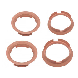 4 St.Zentrierringe 63,4 auf 57,1 rosa