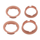 4 St.Zentrierringe 63,4 auf 57,1 rosa