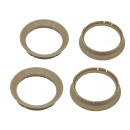 4 St.Zentrierringe 64,0 auf 57,1 beige