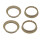 4 St.Zentrierringe 64,0 auf 57,1 beige