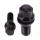 Felgenschloss M14 x 1,25 x 28mm Kegelbund  60° SW17 schwarz