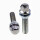 SCC Typ B Felgenschloss M12x1,25 x 30 mm  Kegel 60° zweiteilig SW17