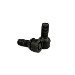 Sicustar Felgenschloss M15 x 1,25  x 54mm Kugel R14 SW17 zweiteilig schwarz