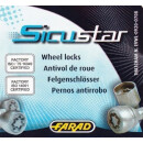 Sicustar Felgenschloss M15 x 1,25  x 54mm Kugel R14 SW17...