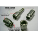 Sicutune Muttern- Felgenschloss M14 x 1,5 x Kegelbund...