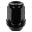 Radmutter M12 x 1,5  x 34mm Kegelbund 60° SW19 schwarz
