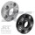 Spurverbreiterung System 4B  20mm  112/5 - 66,6 - M12x1,5 silber u. schwarz