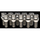 10x Titan Radschraube M14 x 1,25 x 28-43 mm Kegelbund 60° T70