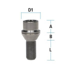 10x Titan Radschraube M14 x 1,5 x 28-43 mm Kegelbund...