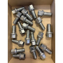 20 St.Radschrauben M14 x 1,5 Kugelbund R13 SW17 (Hohler Kopf) gebraucht