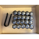 original Skoda Abdeckkappen SW17  grausilber/dunkelgrau...