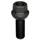 Radschraube M14 x 1,5 x 34mm Kugelbund R14 SW19  schwarz