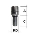 Iboltschraube M14 x 1,5 Kugelbund R14 SW12 Typ I5 83 mm