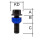 Radschraube M14 x 1,5 Kugelbund R14 zweiteilig SW19 Typ V2PW (Porsche Design) 45 mm