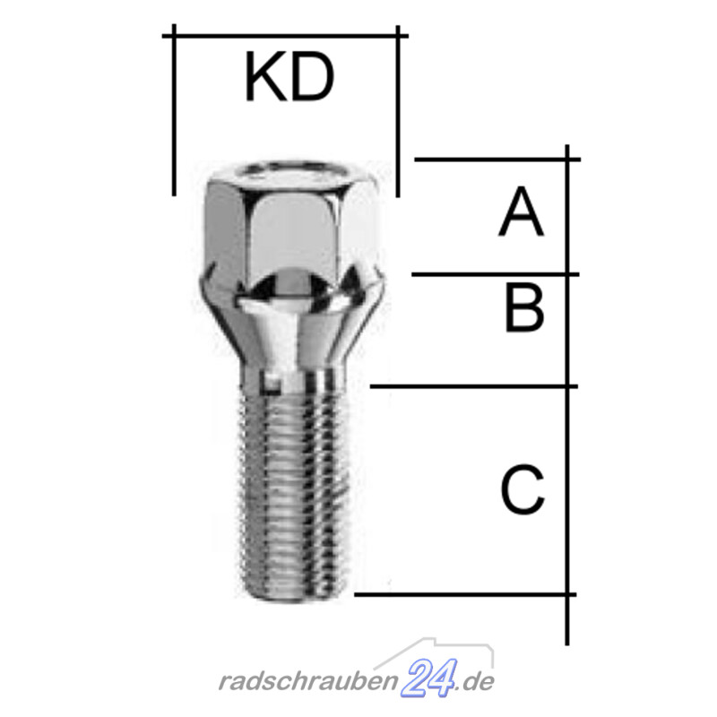 Wielbouten Speciaal m14x 1,5 60 mm lang - Hoogstra Autosport Wielbouten Speciaal m14x 1,5 60 mm lang - Hoogstra Autosport