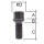 Radschraube M14 x 1,5 Kugelbund R14 SW17 Typ F1W schwarz 55 mm