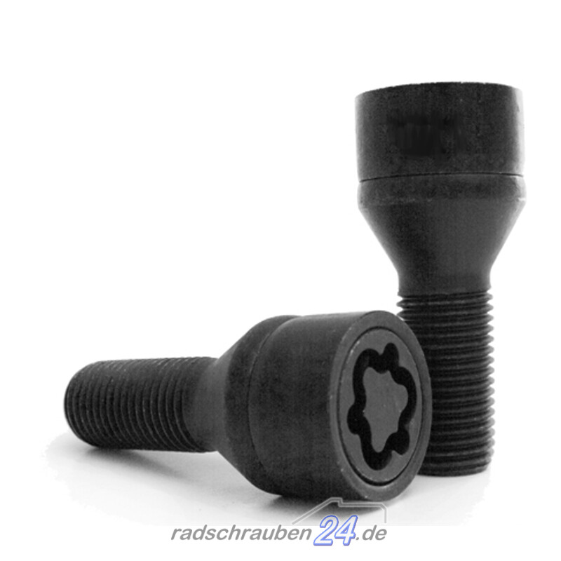 Bulloni Ruota Neri Per Cerchi In Alluminio - M14x1,5 - 60mm - Confezione Da 10 - Foto 11