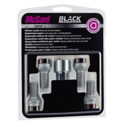 McGard Radschraubensicherung M14 X 1,5 – 4 Stück, Chrom, Mit Radius-Sitz Für Stahlräder